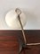 Vintage Table Lamp with Cast Iron Base and White Painted Metal Shade, Image 8