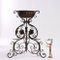 Wrought Iron Perch with Copper Basin 2
