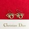 Metal Hook Earrings from Christian Dior, Set of 2 1