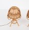 Mid-Century Table Lamps in Rattan and Wicker from Louis Sognot, France, 1960s, Set of 2 15
