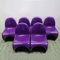 Purple Panton Chairs by Verner Panton for Herman Miller, 1976, Set of 6 1