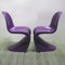 Purple Panton Chairs by Verner Panton for Herman Miller, 1976, Set of 6 3