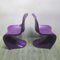 Purple Panton Chairs by Verner Panton for Herman Miller, 1976, Set of 6 7