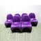 Purple Panton Chairs by Verner Panton for Herman Miller, 1976, Set of 6 2