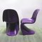 Chaises Panton Violettes par Verner Panton pour Herman Miller, 1976, Set de 6 6