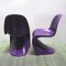 Purple Panton Chairs by Verner Panton for Herman Miller, 1976, Set of 6 6