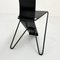 Postmodern High Backed Metal Chair by Pietro Arosio, 1980s 6