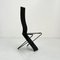 Postmodern High Backed Metal Chair by Pietro Arosio, 1980s 1