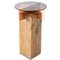 French Copper and Glass Jewel Totem Side Table by Egg Designs 1