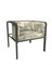 Fauteuil Collector AZ1 en Tissu Albâtre et Métal Laqué Vert Foncé par Francesco Zonca 1