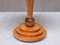 Art Deco Table Lamp in Birdseye Maple with Ivory Colored Shade, Austria, 1930s 6