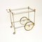 Large Vintage French Drinks Trolley in Steel and Brass, 1970s 3