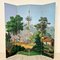 20th Century Four Panel Wallpaper Screen from Zuber, 1940s 1