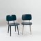 Blue & White Revolt Chairs by Friso Kramer for Ahrend De Cirkel, Set of 4, Image 5