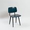 Blue & White Revolt Chairs by Friso Kramer for Ahrend De Cirkel, Set of 4, Image 6