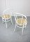 No. 18 White Chairs attributed to Michael Thonet, Set of 4 4