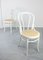 Sillas nº 18 blancas atribuidas a Michael Thonet. Juego de 4, Imagen 3