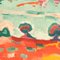 Georges Braque, Landscape at L'estaque, 1970s, Lithography, Framed 16