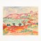 Georges Braque, Landscape at L'estaque, 1970s, Lithography, Framed 14