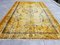 Vintage Yellow Muted Rug, 1960s 10