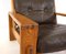 Asko Bonanza Brown High-Back Leather Armchair by Esko Pajamies, 1960s, Image 10