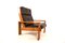 Asko Bonanza Brown High-Back Leather Armchair by Esko Pajamies, 1960s, Image 15