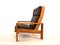 Asko Bonanza Brown High-Back Leather Armchair by Esko Pajamies, 1960s, Image 18