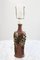 Brutalist Pottery Ceramic Table Lamp by Bodil Marie Nielsen, Denmark, 1960s 3