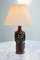 Brutalist Pottery Ceramic Table Lamp by Bodil Marie Nielsen, Denmark, 1960s 2