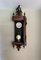 Antike edwardianische Wanduhr aus geschnitztem Nussholz, Wien, 1900 4