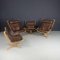 Vintage Falcon Chairs attributed to Sigurd Ressell for Vatne Møbler, 1960s, Set of 4 2