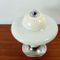 Space Age Opaline and Chrome Table Lamp, 1960s 5