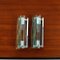 Italian Wall Lights in the style of Fontana Arte, 1950s, Set of 2 5
