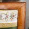 Goldene Vintage Holzbank 9