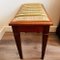 Goldene Vintage Holzbank 3