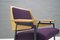 Mid-Century Purple Armchair by Wunibald Puchner for the Meistersingerhalle Nürnberg, 1958, Image 6