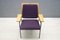 Mid-Century Purple Armchair by Wunibald Puchner for the Meistersingerhalle Nürnberg, 1958 9