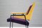 Mid-Century Purple Armchair by Wunibald Puchner for the Meistersingerhalle Nürnberg, 1958, Image 4