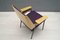 Mid-Century Purple Armchair by Wunibald Puchner for the Meistersingerhalle Nürnberg, 1958, Image 8