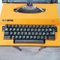Vintage Orange Typewriter Adler Gabriele 2000, Western Germany 2