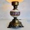 Vintage Porzellanlampe im Stil von Fenton 5