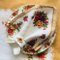 Vintage Bone China Country Roses Napkin Rings and Linen Napkin Set from Royal Albert, Set of 6 4