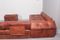 DS88 Cognac Leather Modular Sofa from de Sede, 1975 15