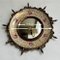 Specchio da parete convesso Sunburst vintage Hollywood Regency, Inghilterra, Immagine 10