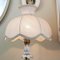 Lampade da tavolo in porcellana di Capodimonte con roselline rosa, set di 2, Immagine 4
