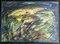 Michel Aubert, Large Abstract Composition, 1979, Gouache & Oil on Paper, Imagen 1