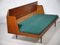 Sofá cama Mid-Century de teca, años 60, Imagen 6