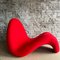 Rote Tongue in Tonus von Pierre Paulin, für Artifort, 1960er 3