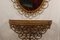 Huge Rattan Entrance Mirror and Saddle by Franco Albini, 1960, Set of 2, Image 7