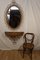 Huge Rattan Entrance Mirror and Saddle by Franco Albini, 1960, Set of 2, Image 2
